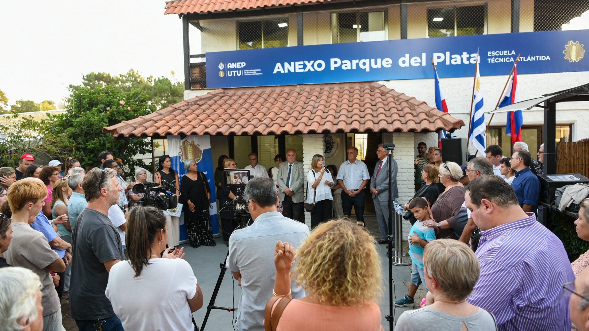 Inauguración anexo Parque del Plata: UTU llega a más lugares para acercar la educación técnico profesional