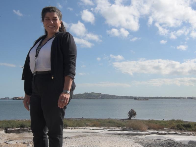 Egresada de UTU en la logística del Puerto de Montevideo