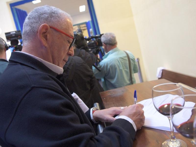 Sergio Puglia en inauguración del Anexo de la Escuela Superior de Hotelería, Gastronomía y Turismo