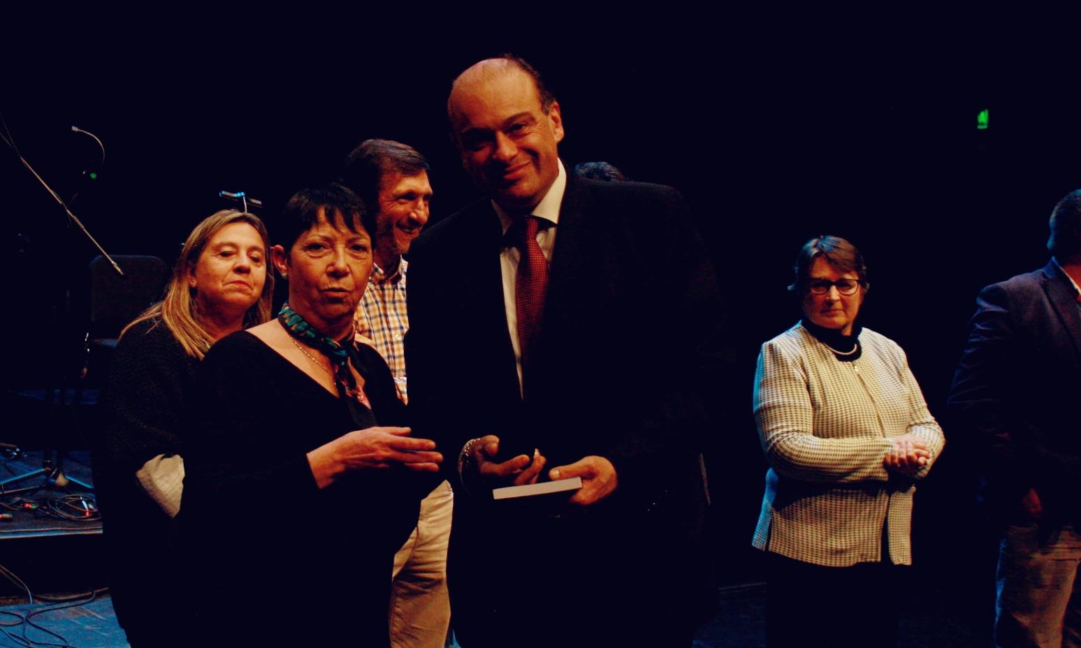 Entrega de medallas