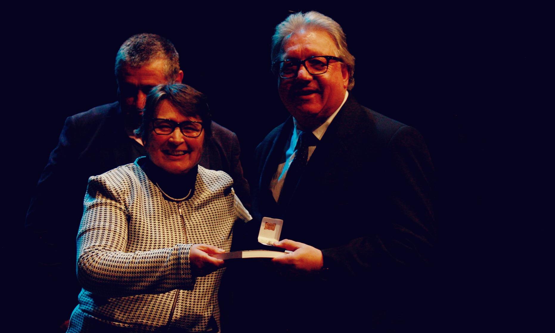 Entrega de medallas