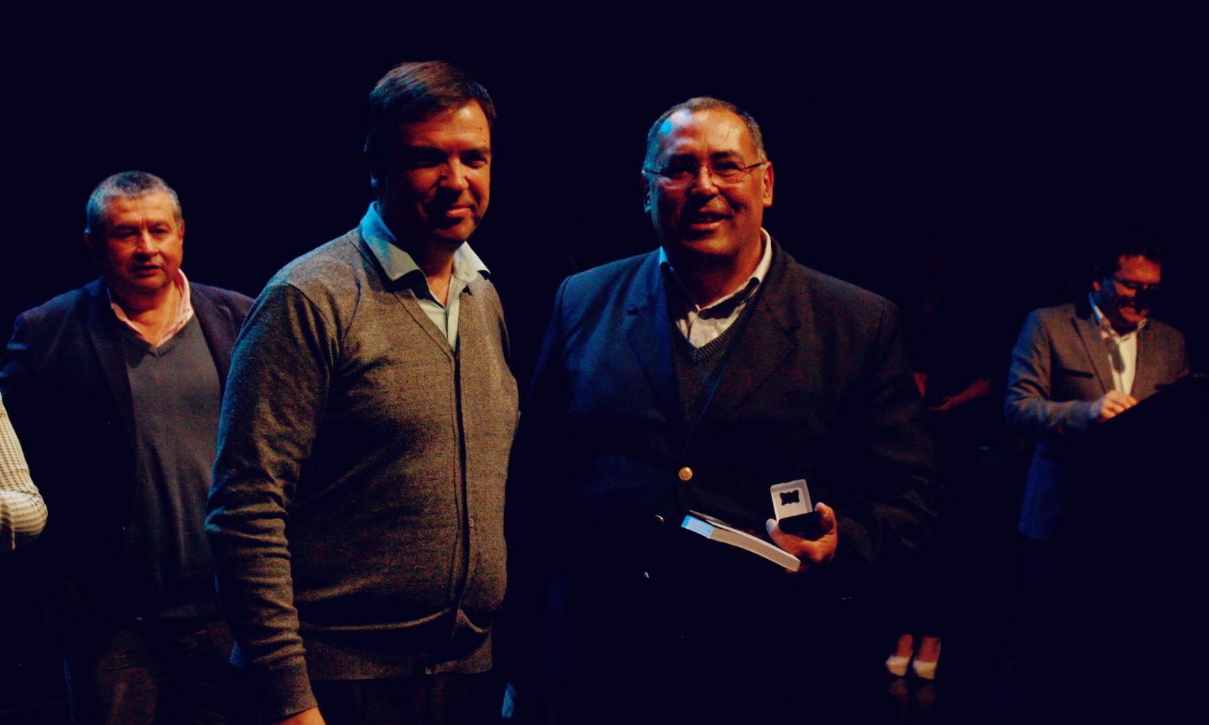 Entrega de medallas