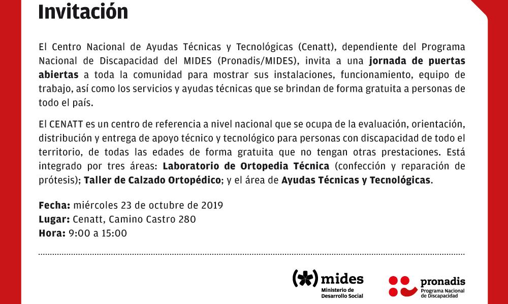CENATT invita a jornada de puertas abiertas para conocer sus instalaciones