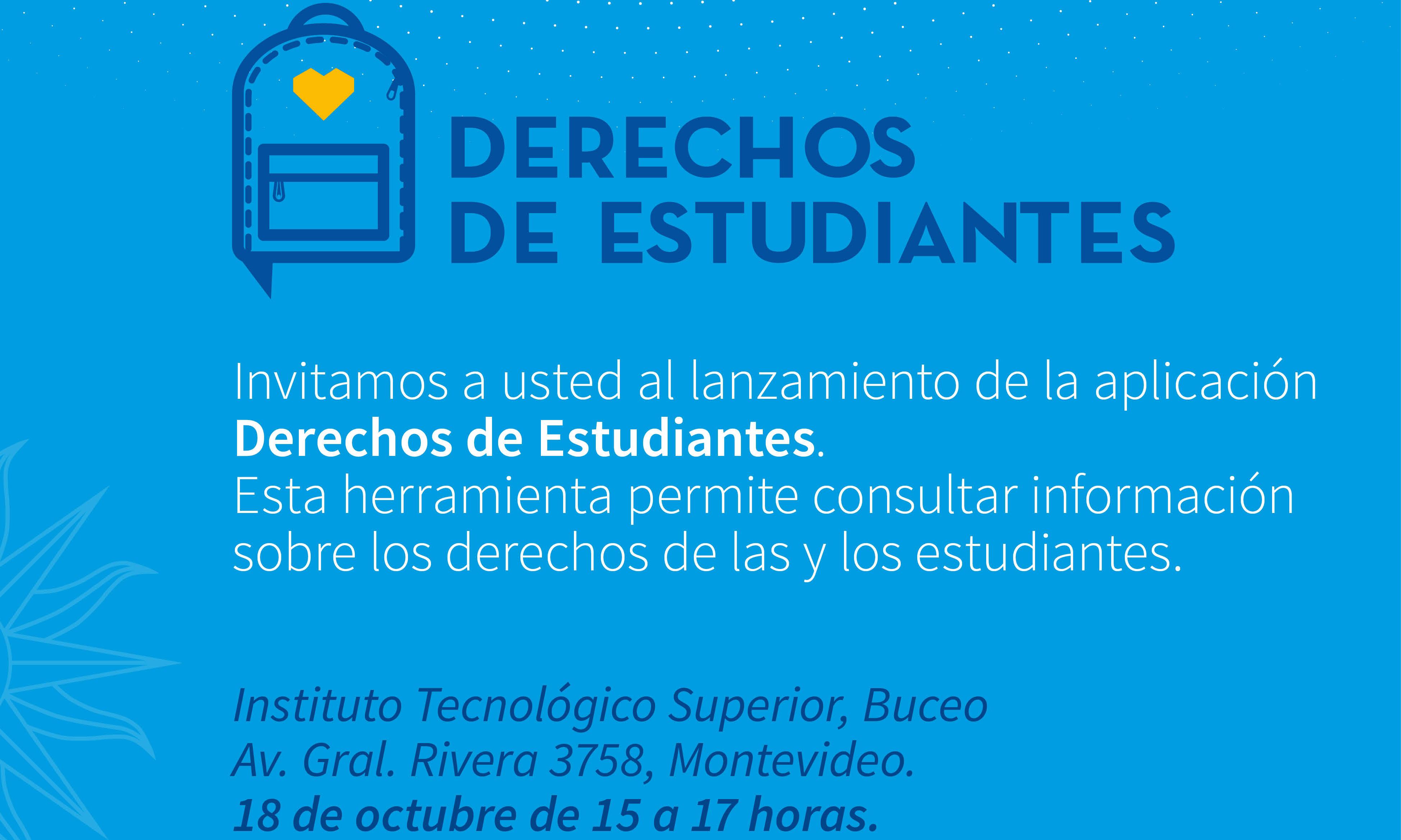 Lanzamiento de la aplicación Derechos de Estudiantes