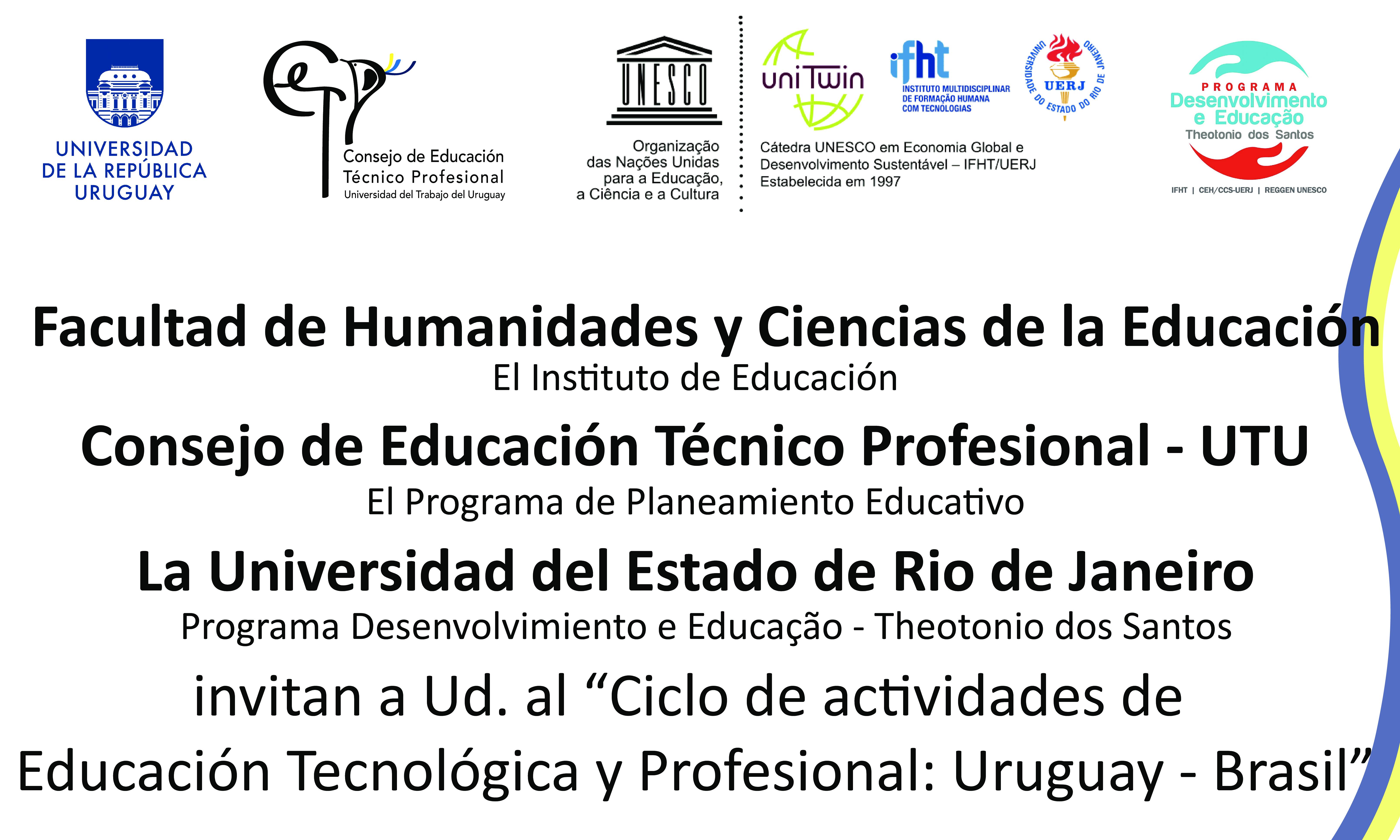 Ciclo de actividades de Educación Tecnológica y Profesional: Uruguay - Brasil