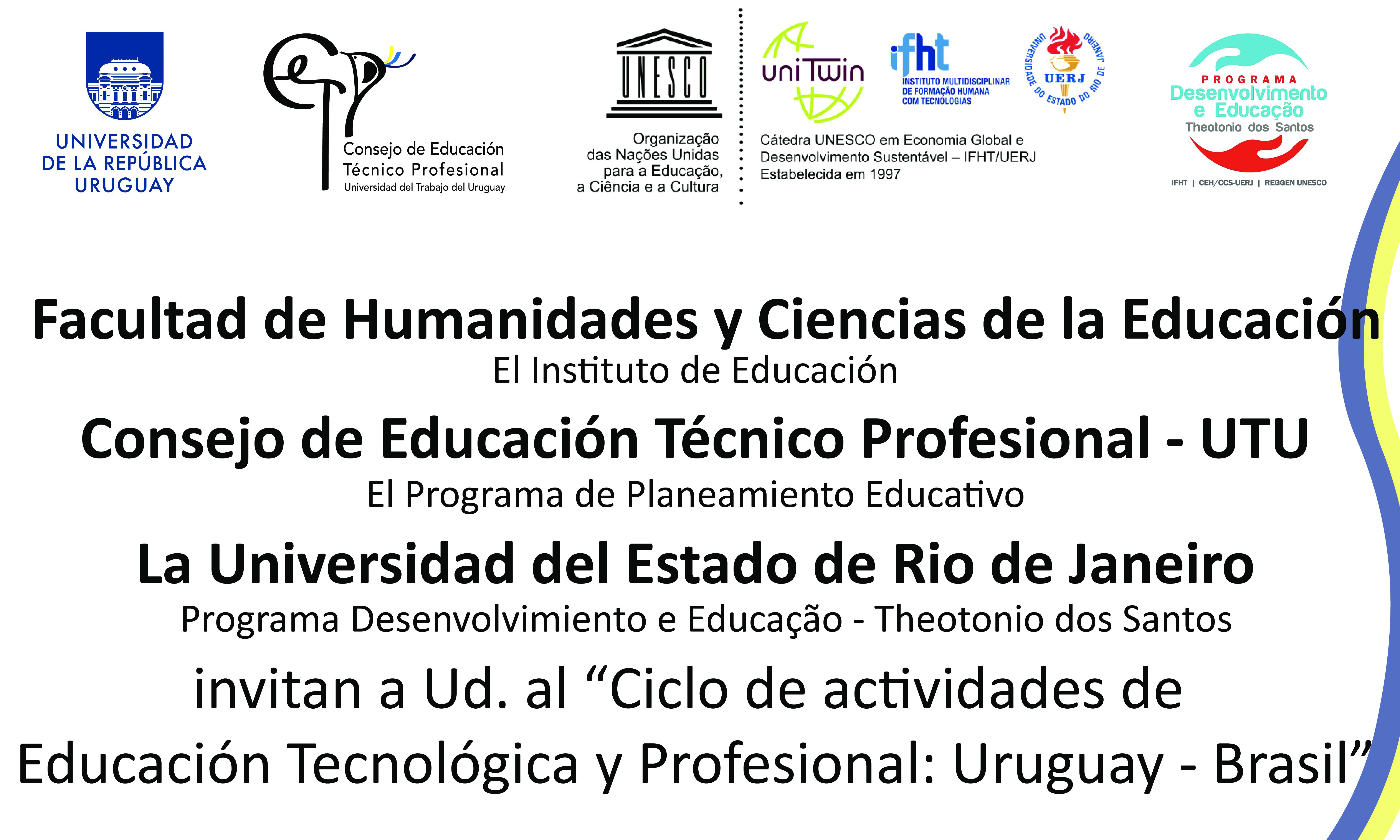 Ciclo de actividades de Educación Tecnológica y Profesional: Uruguay - Brasil