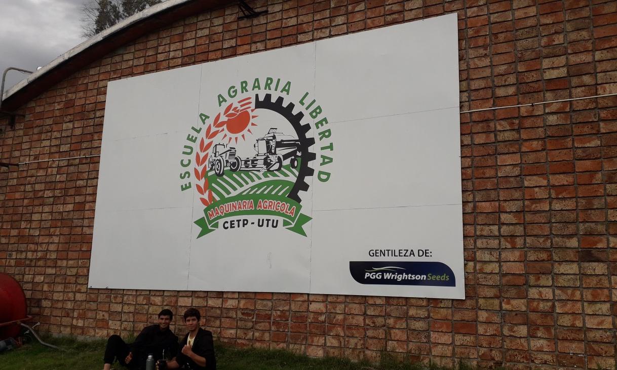 Fachada de la Escuela Agraria Libertad