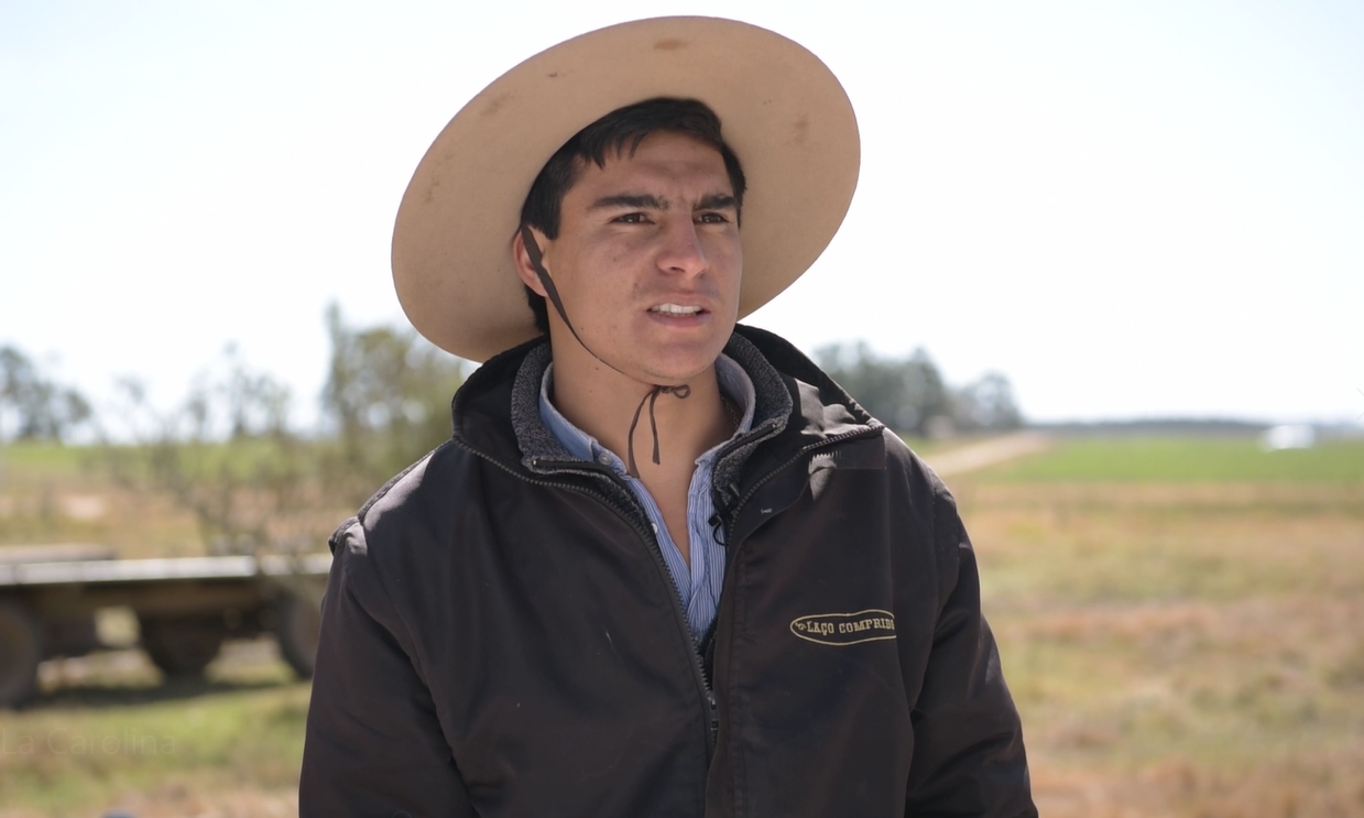 Estudiante de la Escuela La Carolina