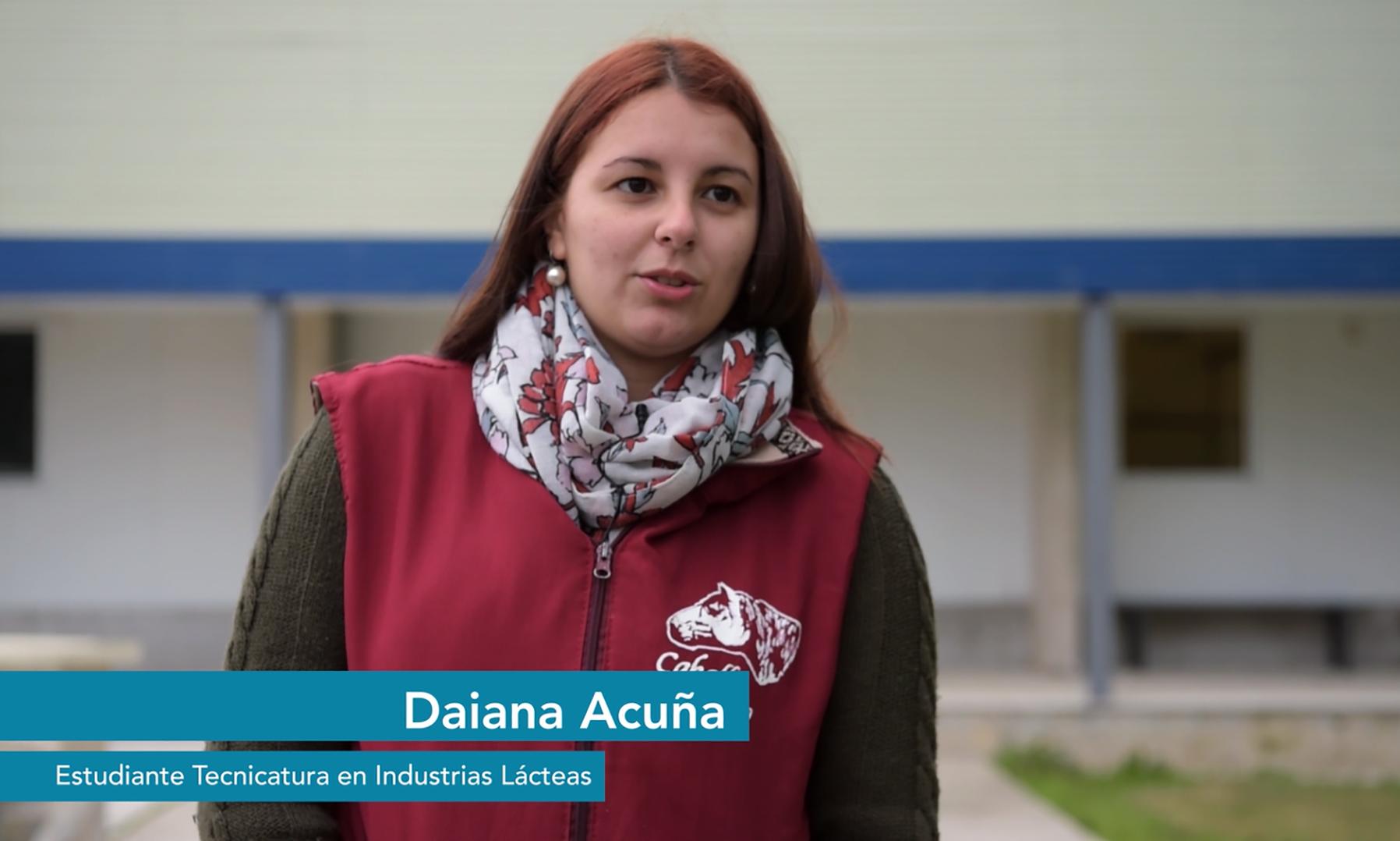Alumna de la Escuela Superior de Lechería
