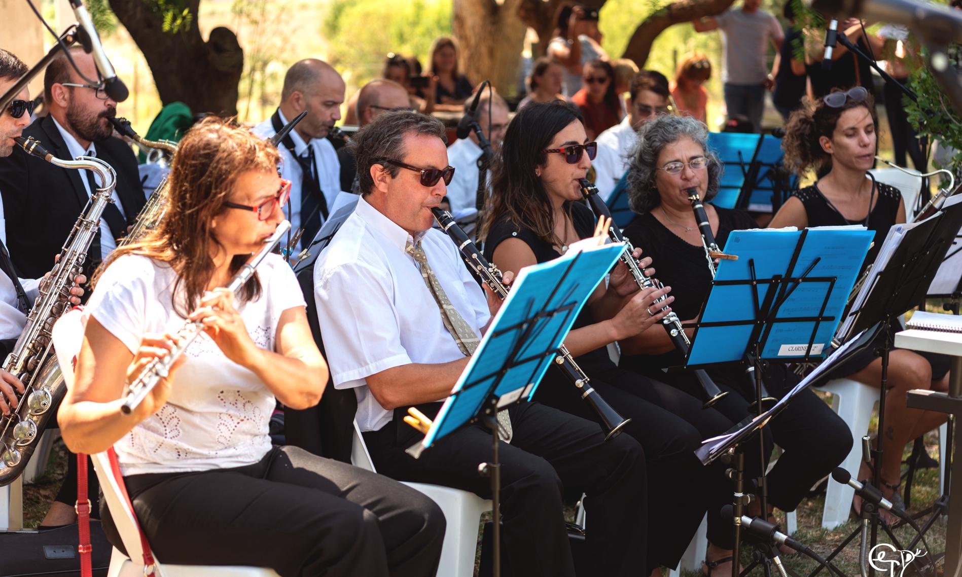 Sección de vientos de la orquesta de UTU