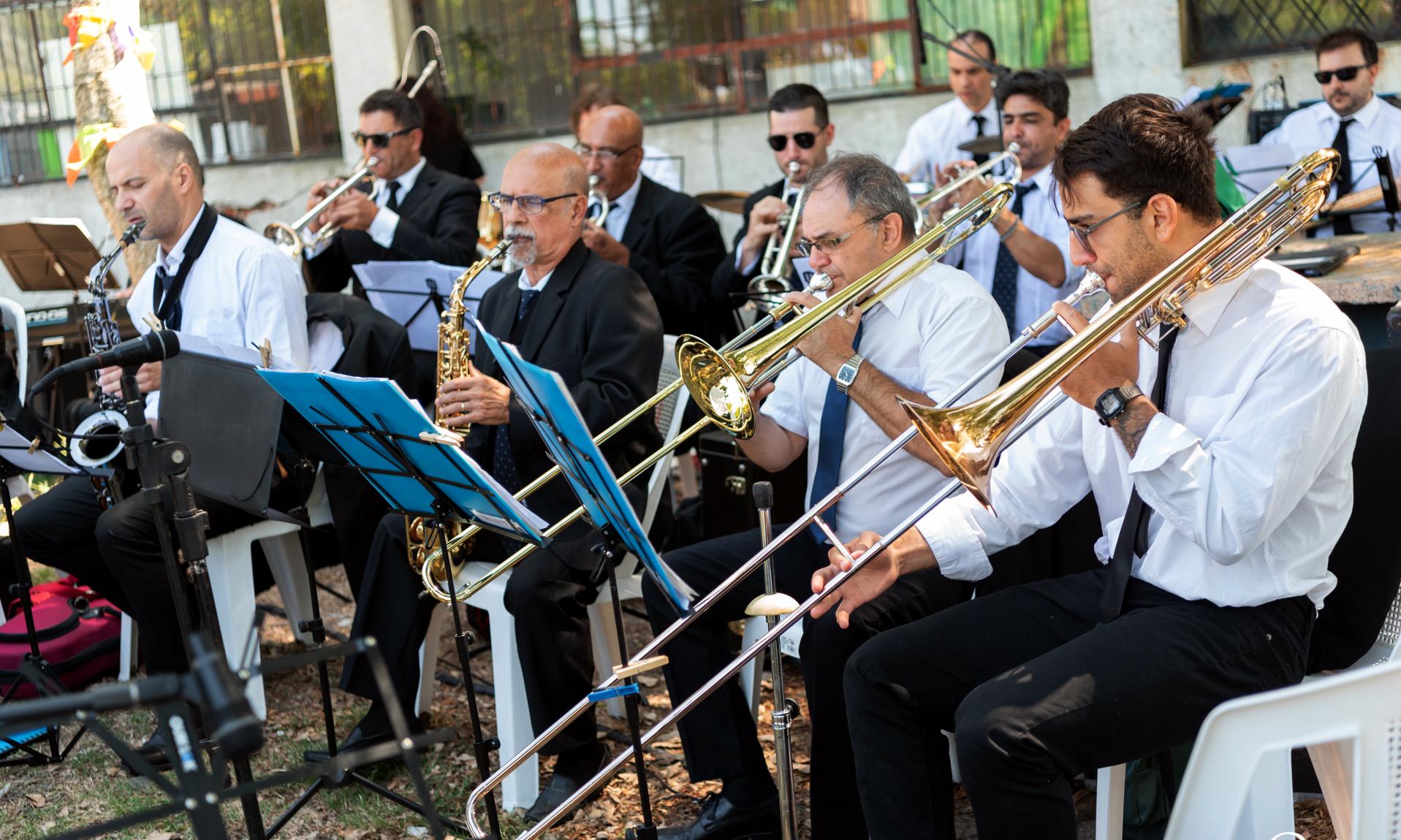 Sección de vientos de la orquesta de UTU