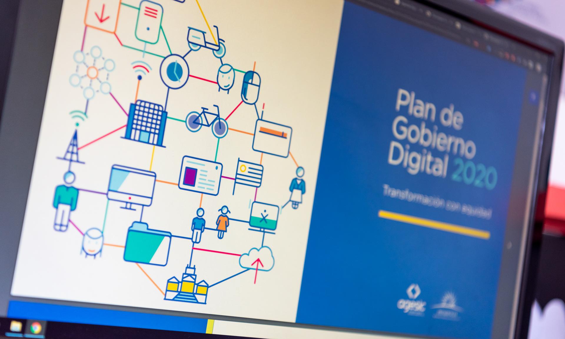 Portada del Plan de Gobierno Digital 2020 de Agesic