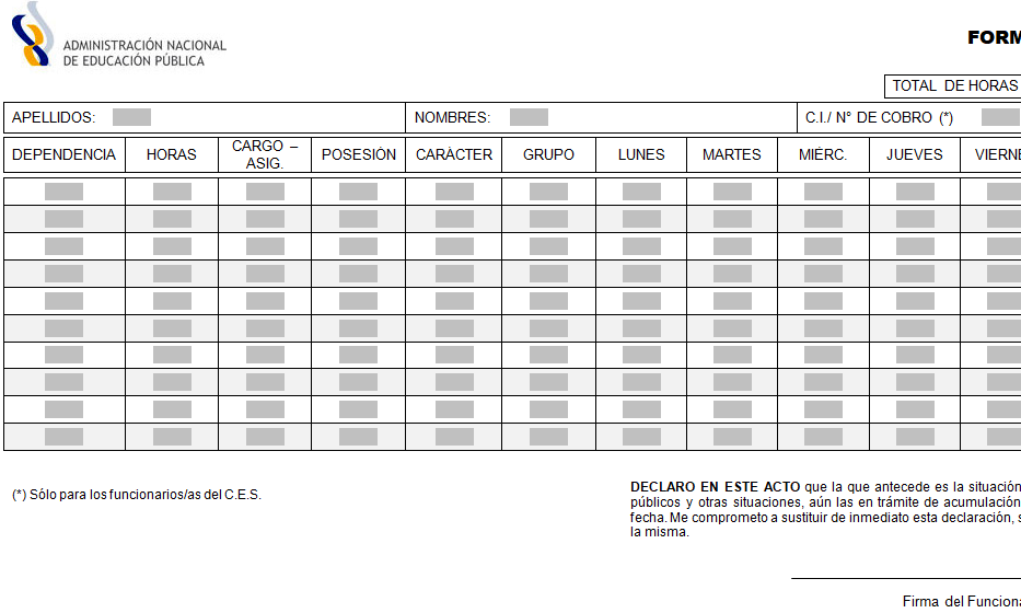 Formulario C