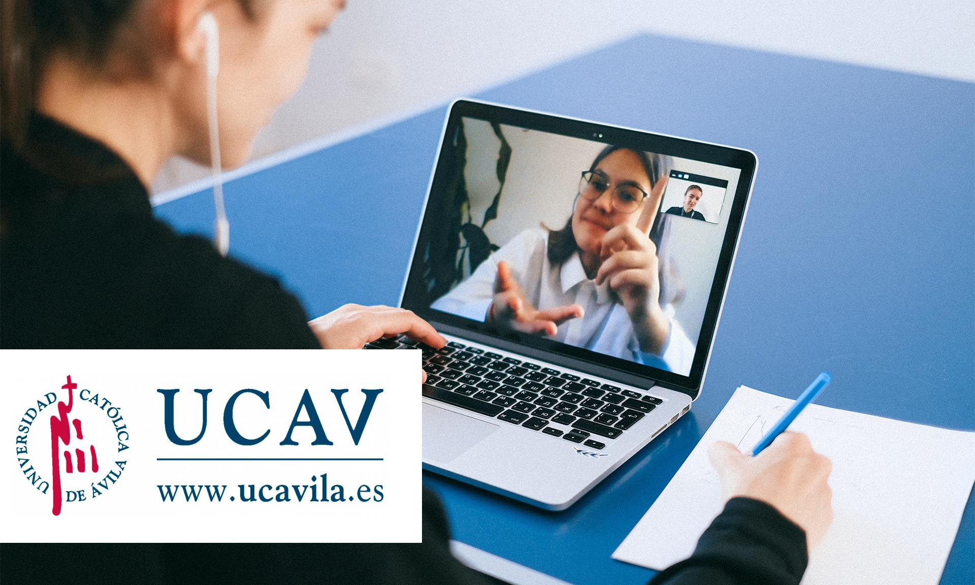 Ilustración: seminario de aprendizaje virtual ofrecido por la Universidad Católica de Ávila de España.
