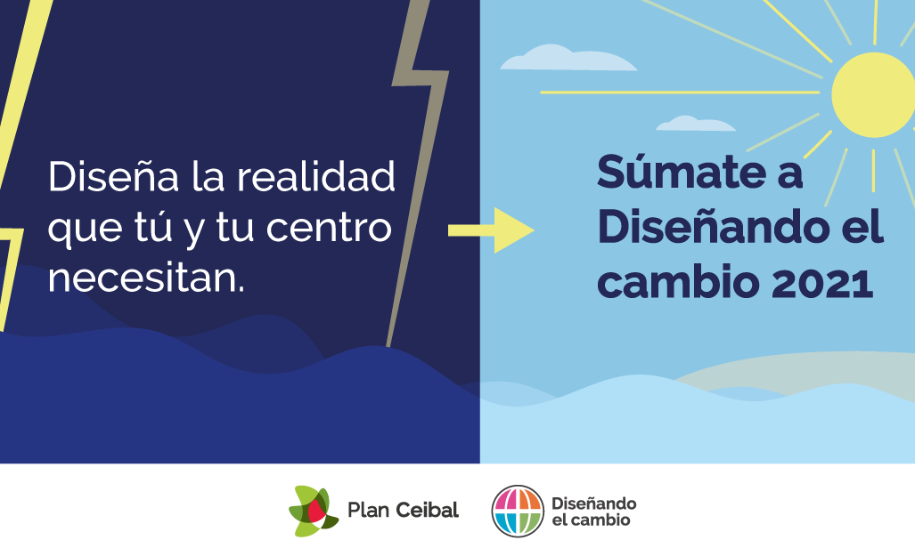 Afiche del proyecto "Diseñando el Cambio"