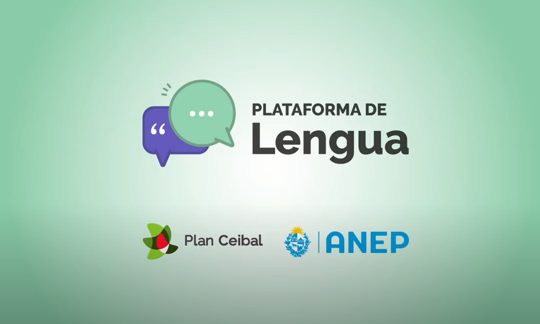Afiche plataforma de lengua