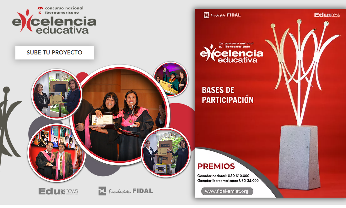 Flyer "Exelencia educativa" de Fundación Fidal