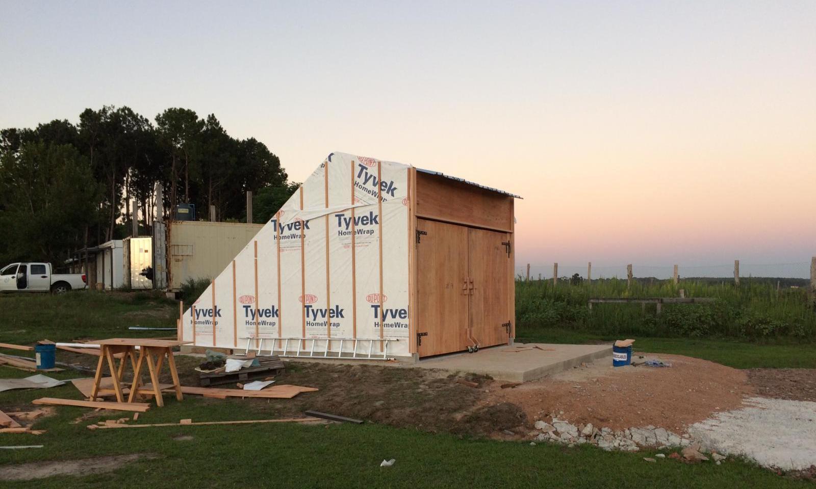 Horno solar de secado de madera