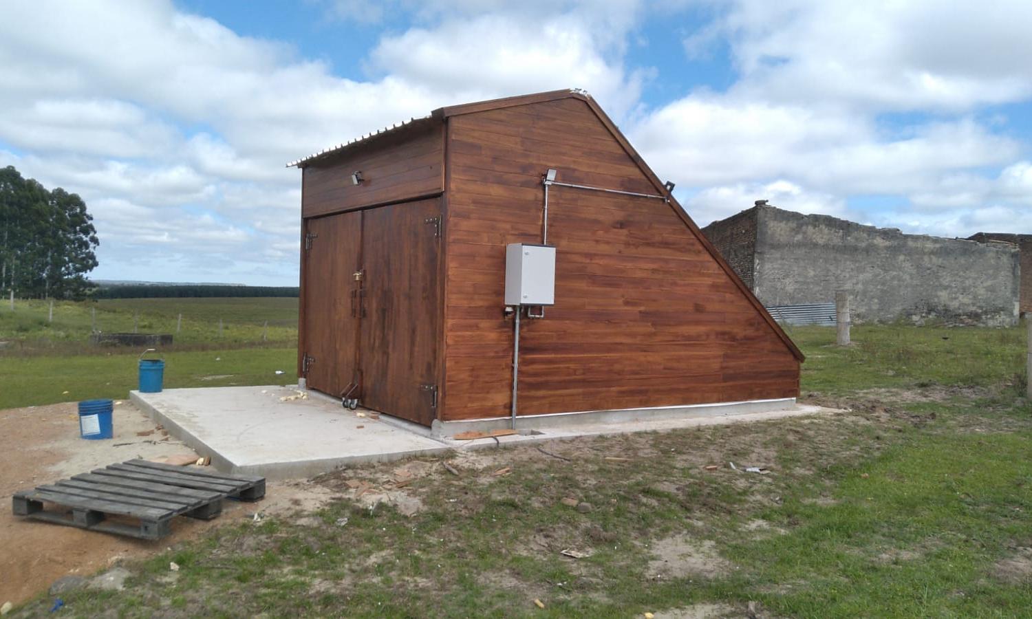 Horno solar de secado de madera