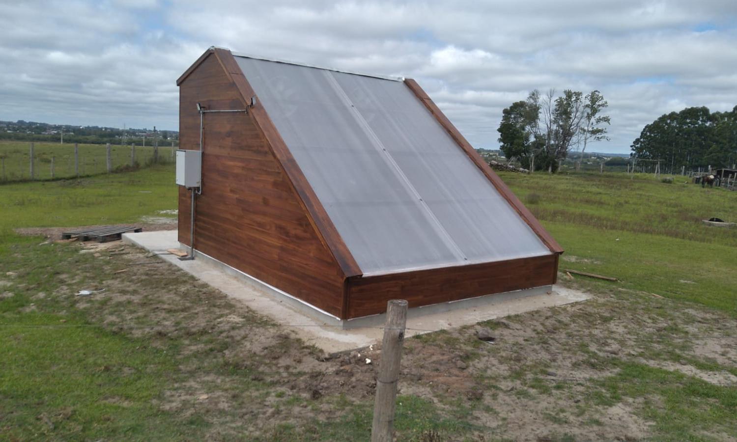 Horno solar de secado de madera