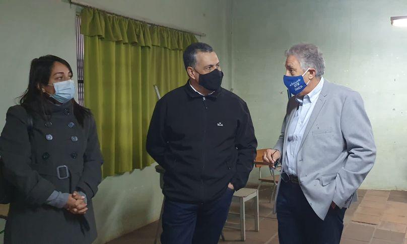 Recorrida por las instalaciones de la futura Escuela Técnica de Rivera