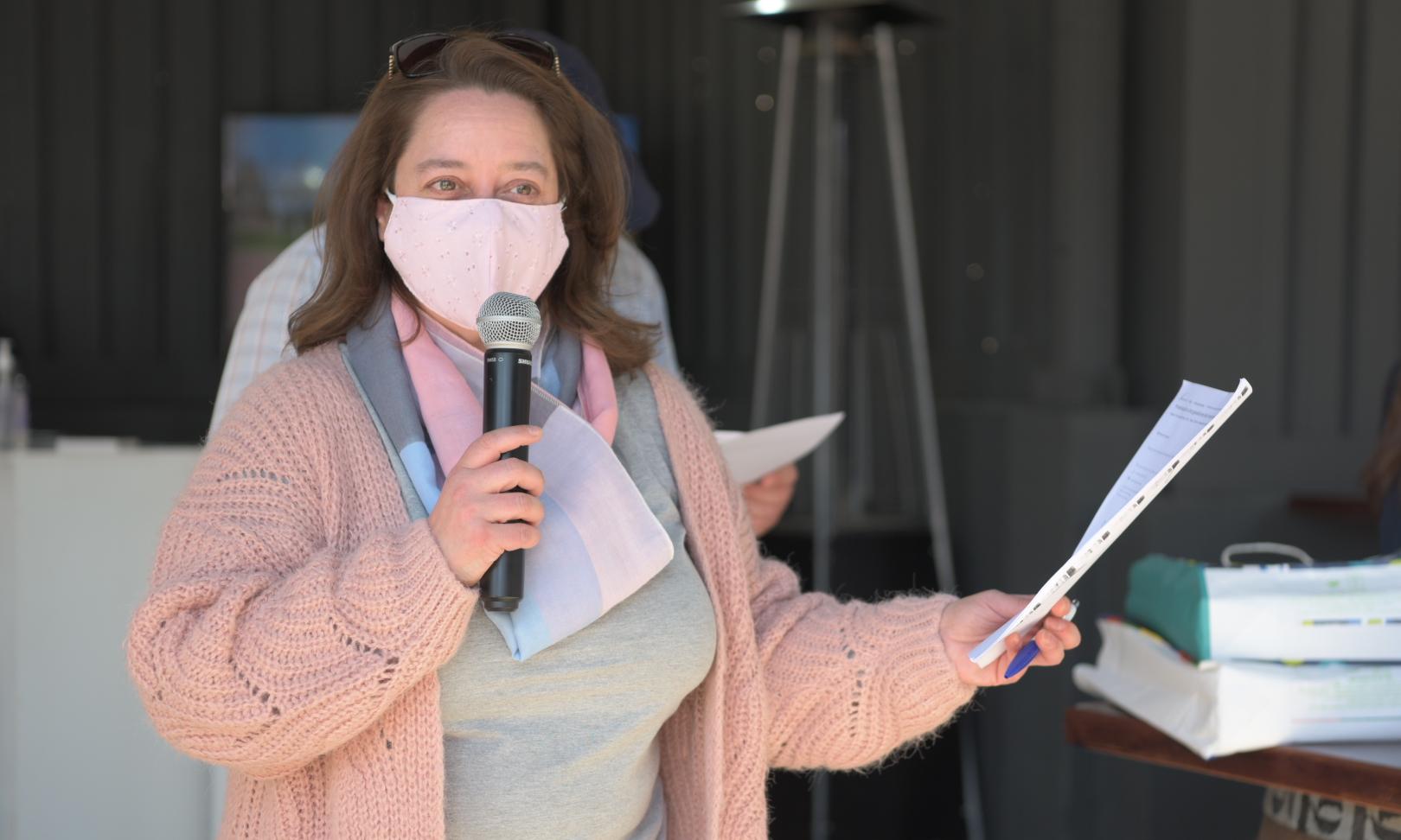 La subdirectora de UTU, Dra. Laura Otamend