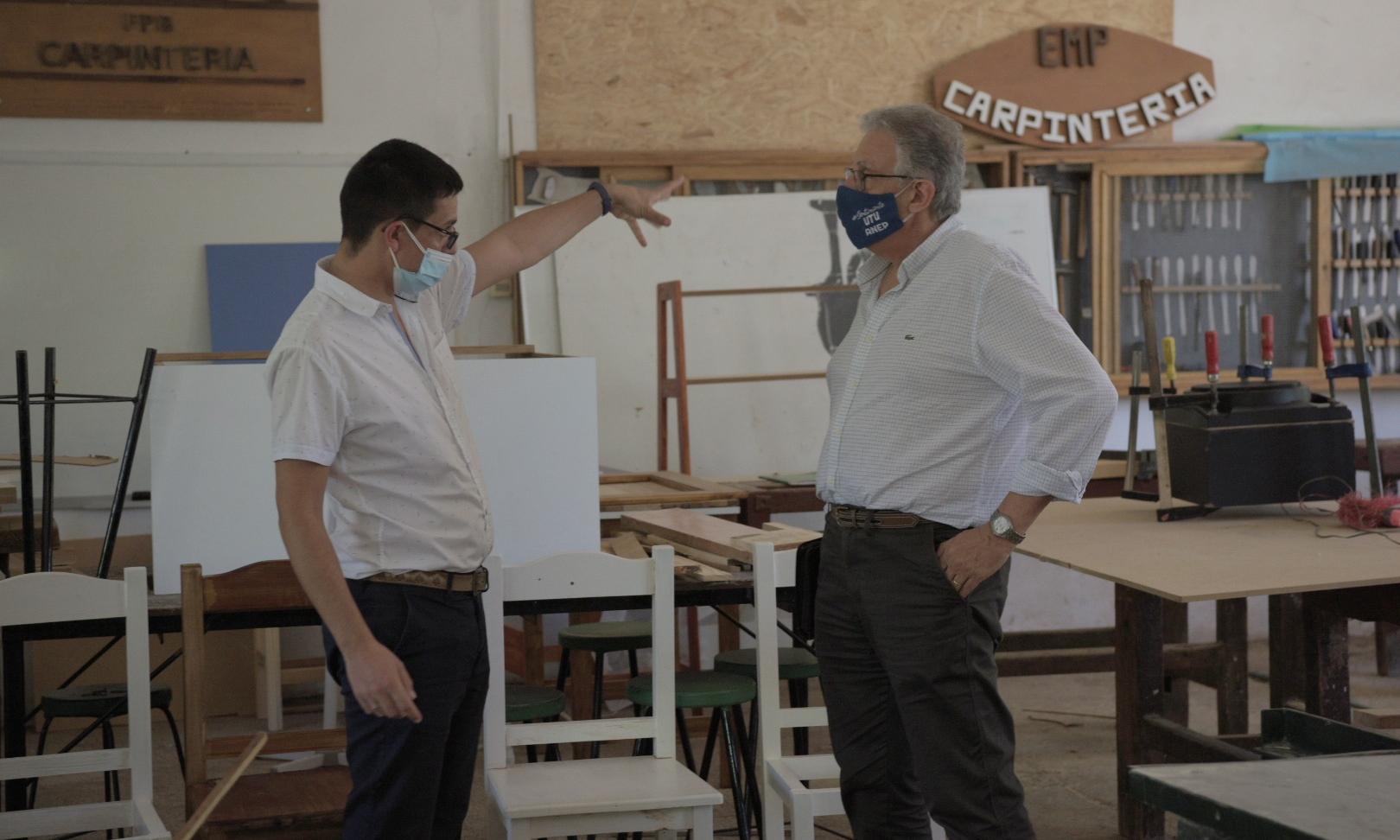 Pereyra con docente