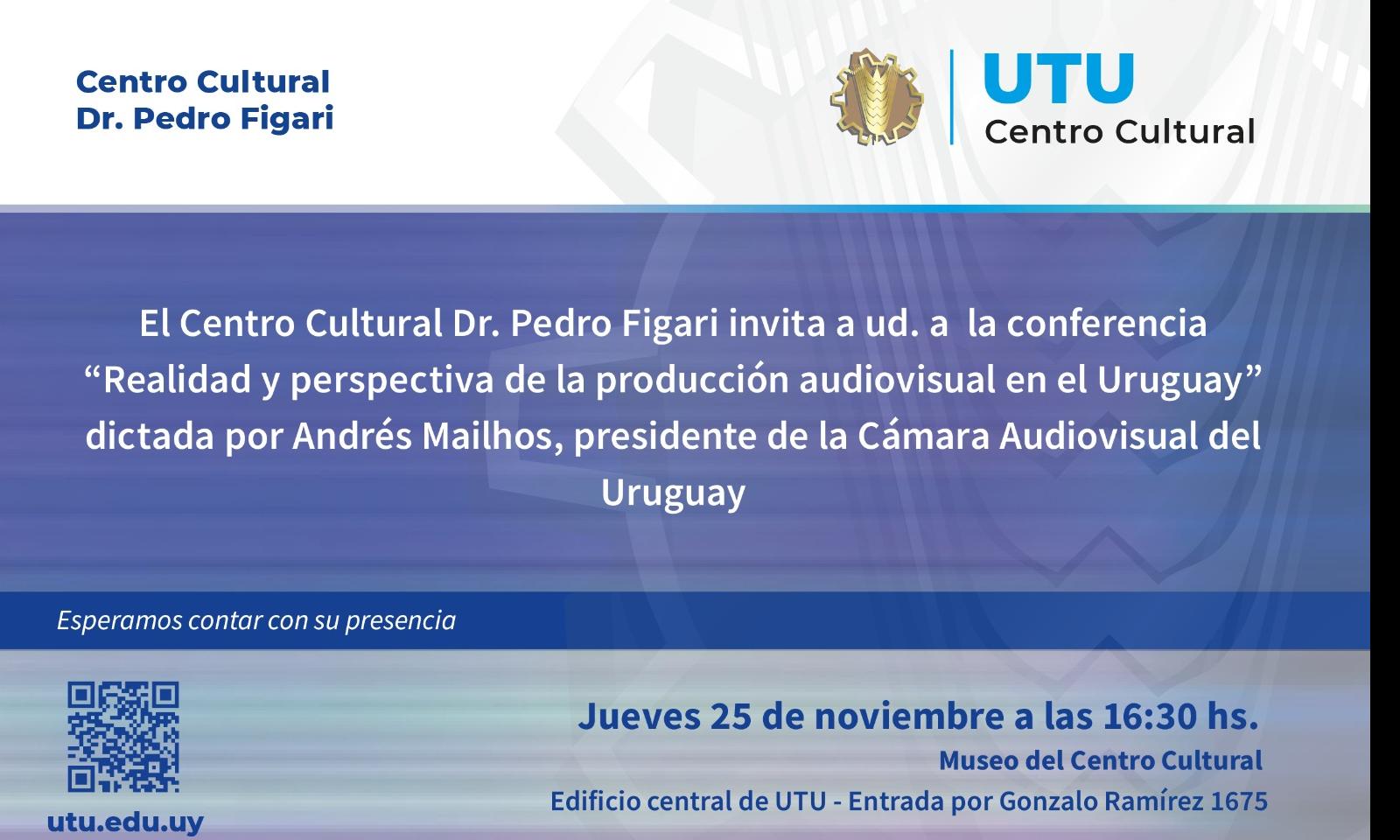 Invitación charla de Andrés Mailhos