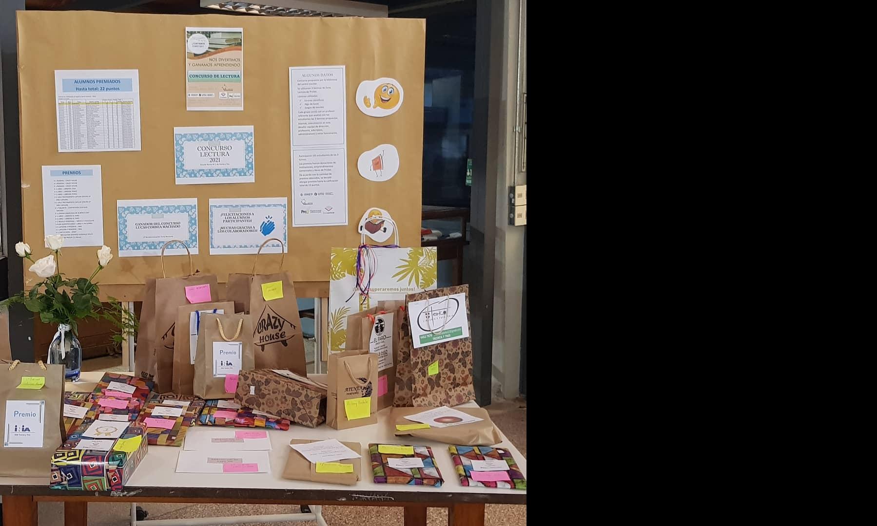 Concurso de lectura en la Escuela Técnica Nº 1 de Treinta y Tres