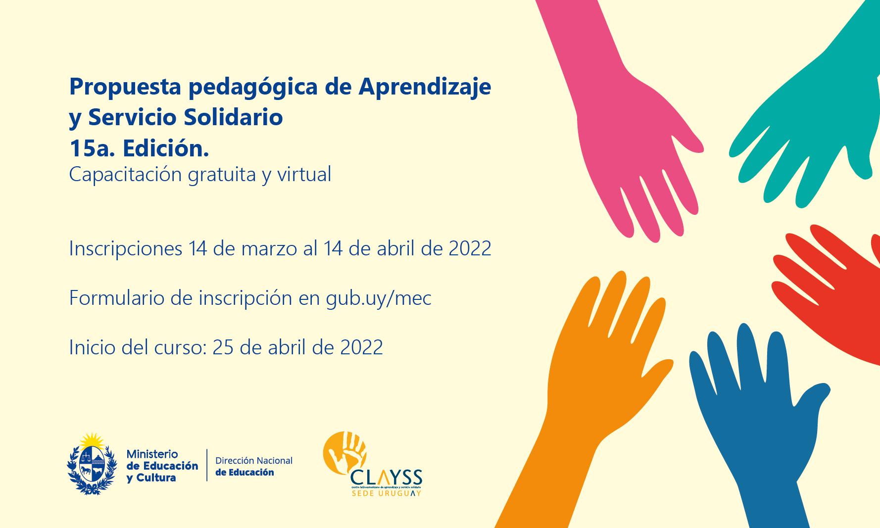 Curso sobre la Pedagogía del Aprendizaje y Servicio Solidario
