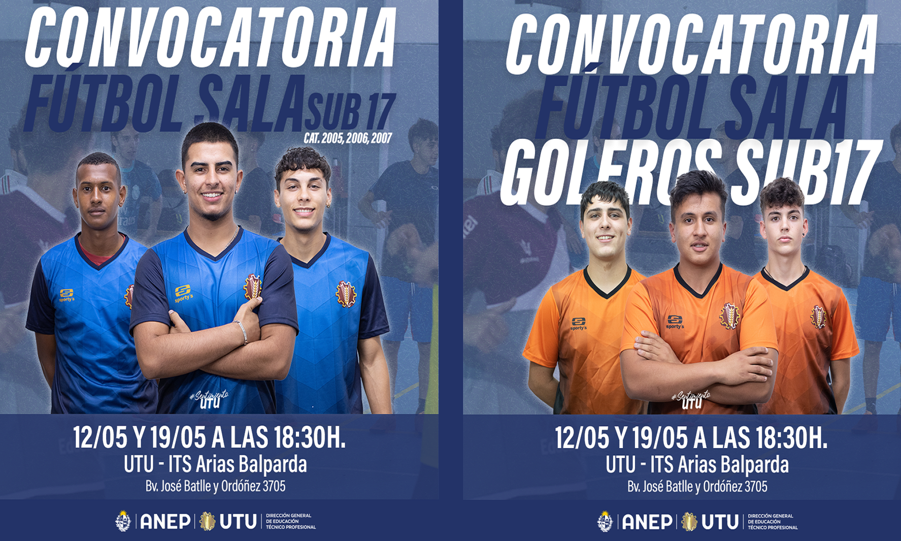 Afiches sobre la convocatoria