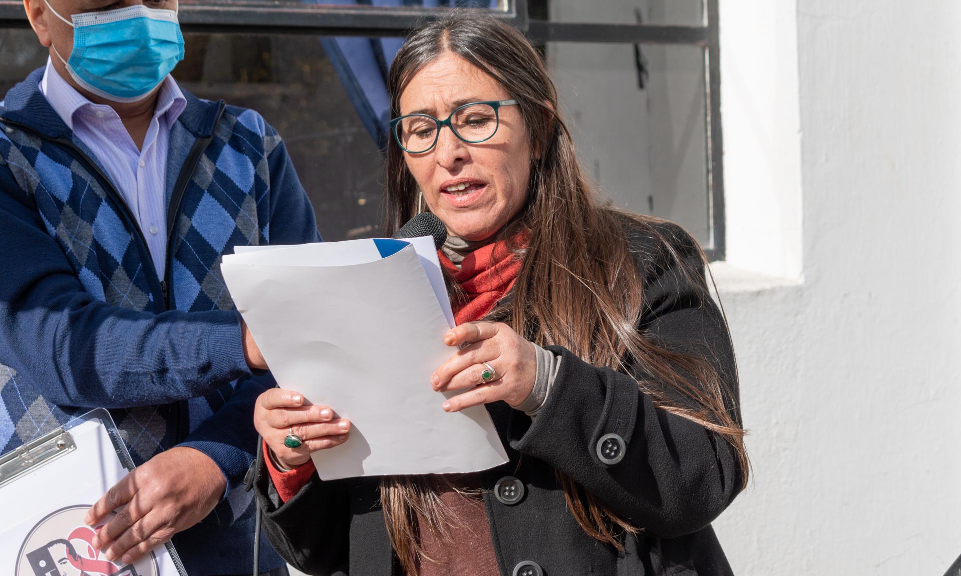 Directora de la Escuela Técnica "Juan Pedro Tapié" Valeria Silva