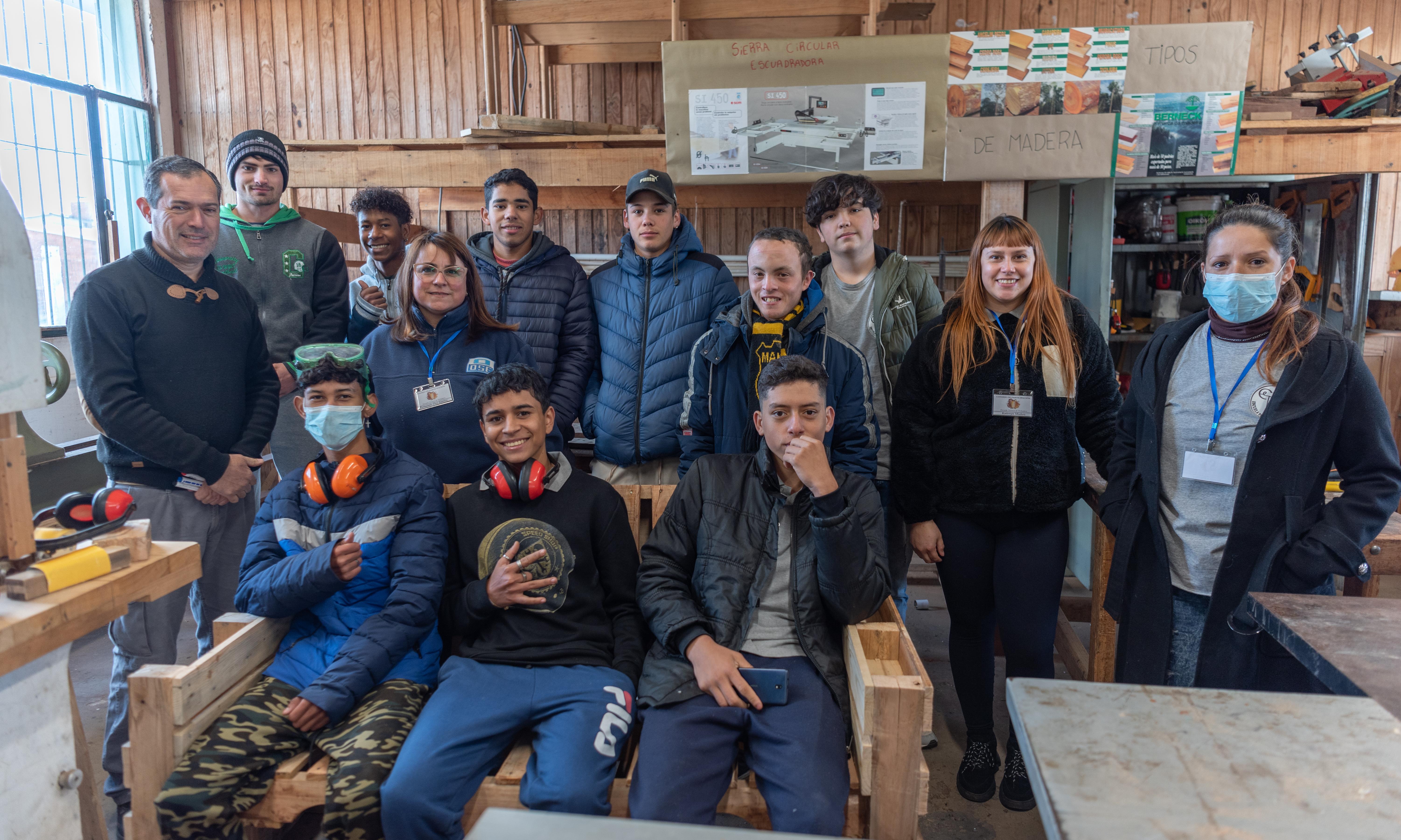 Alumnos Esc.Tec. Vichadero 