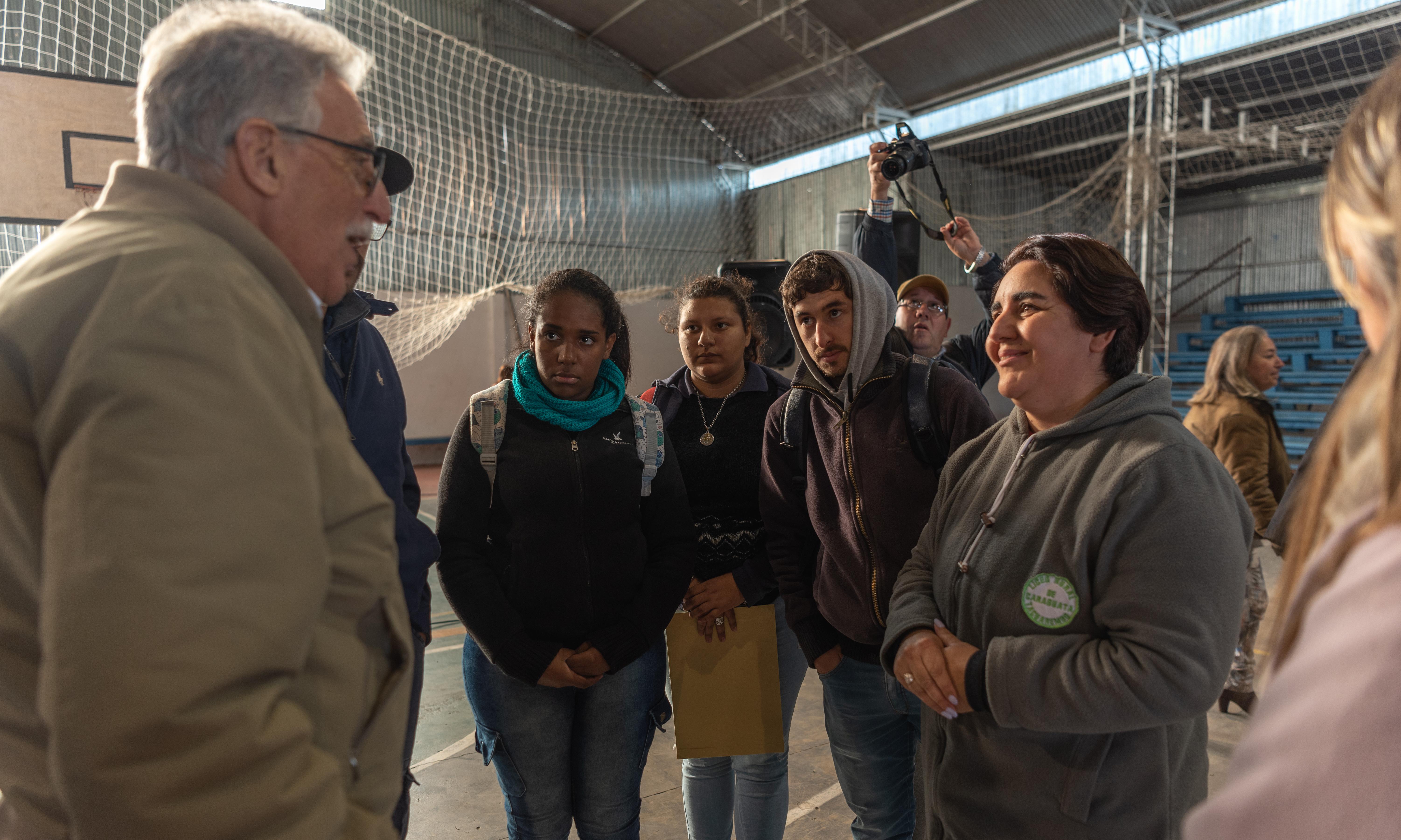 Visita del director general a Caraguatá