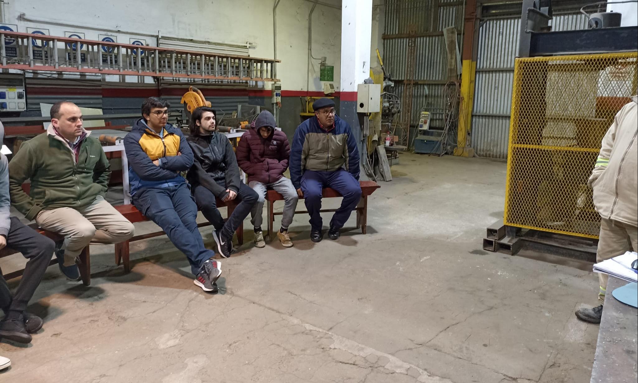 en la charla