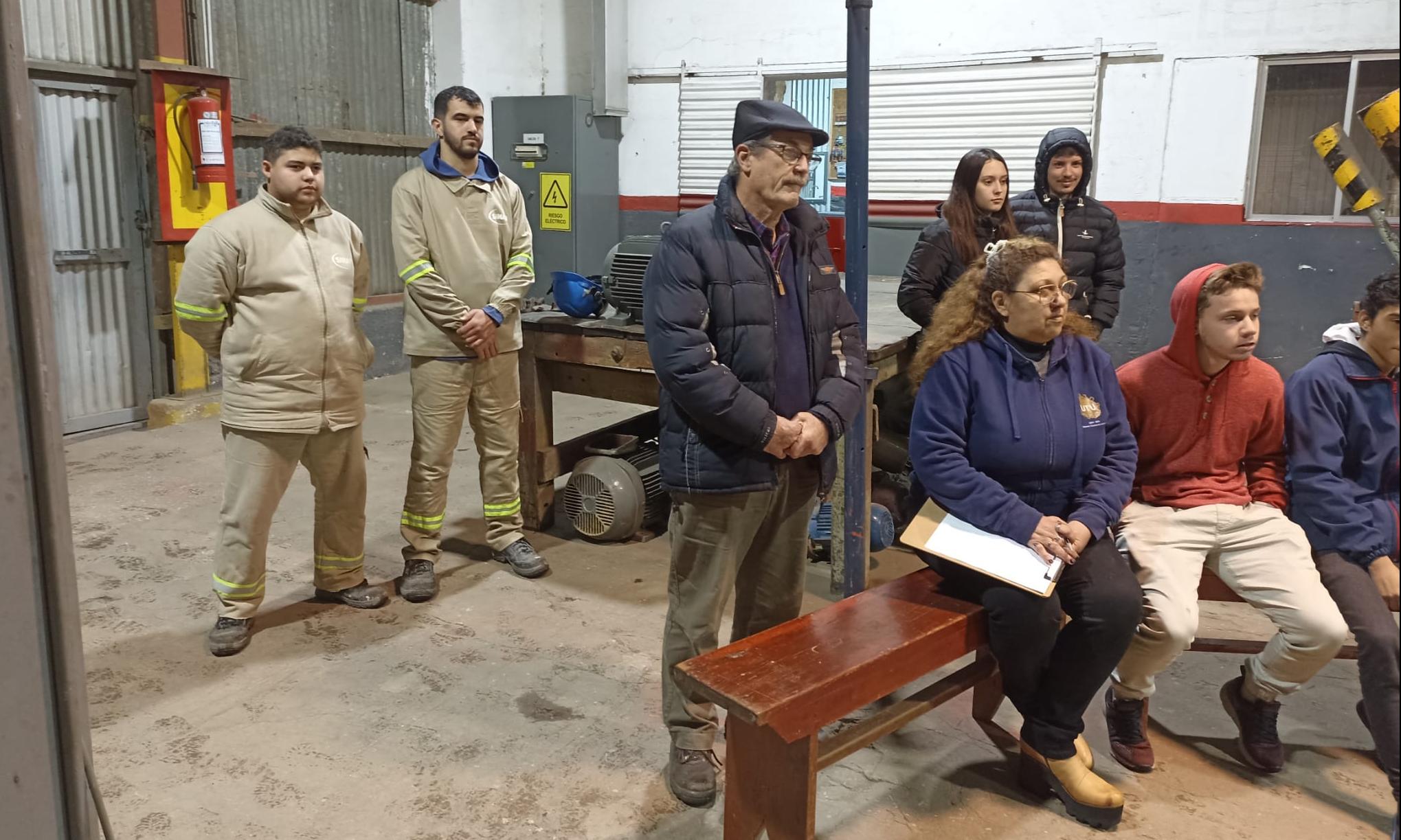 en la charla