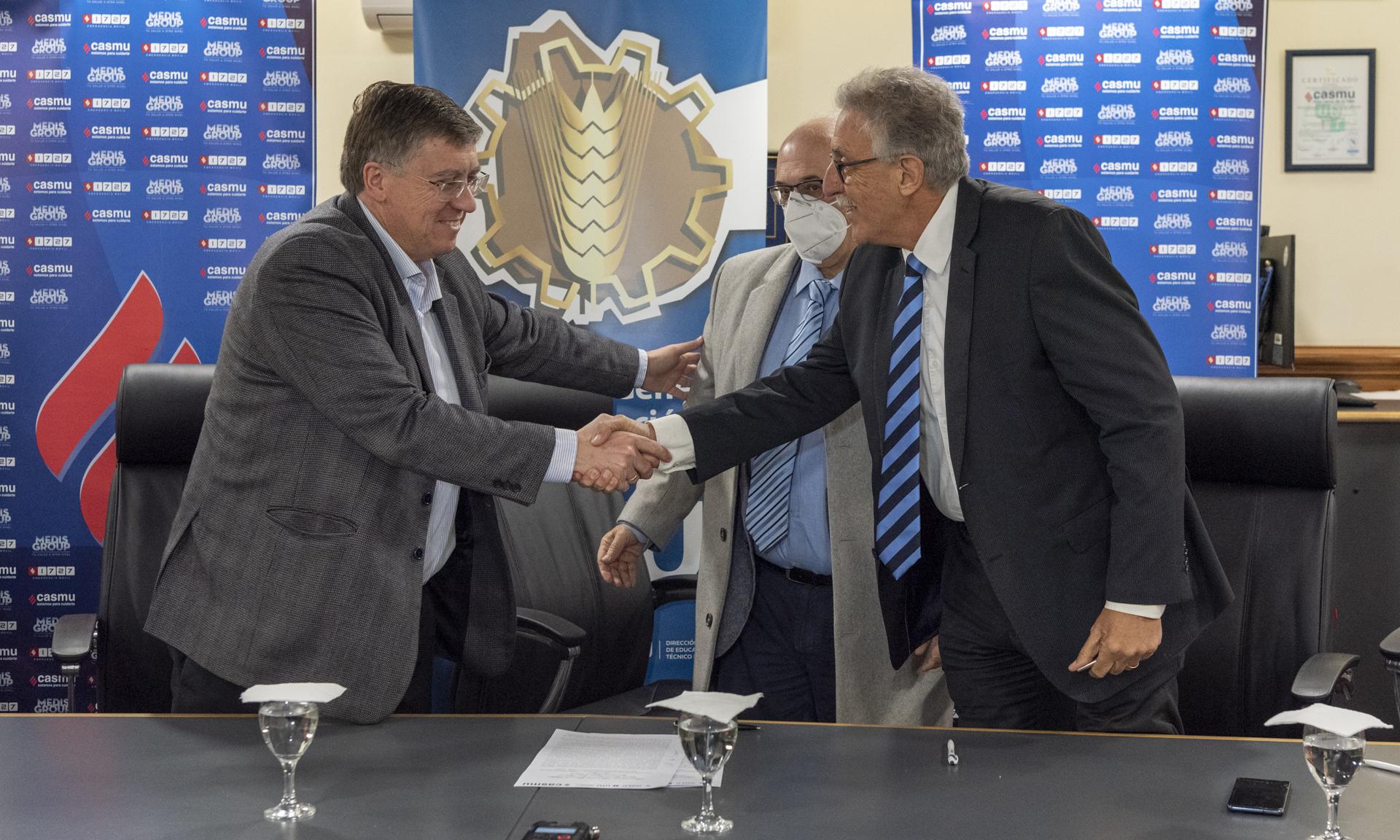 Firma convenio UTU - CASMU