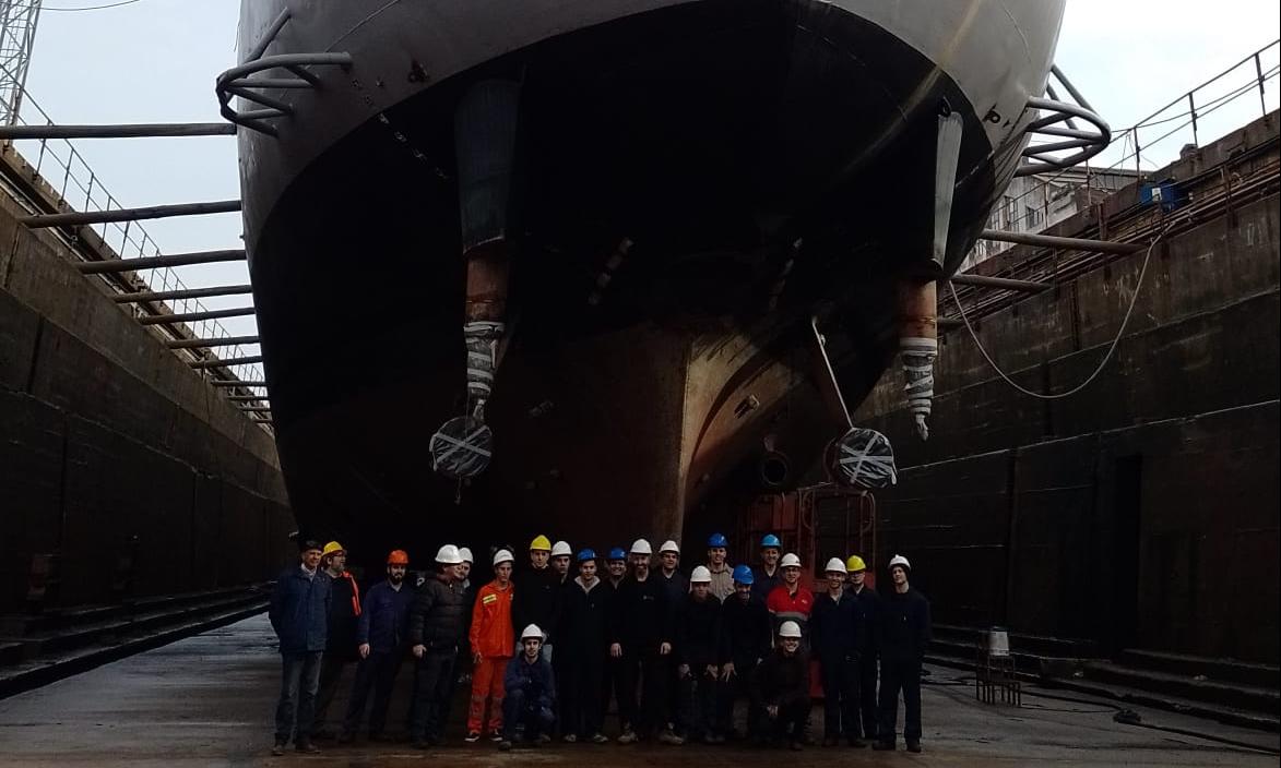 Visita de estudiantes de la ERCNA Carmelo