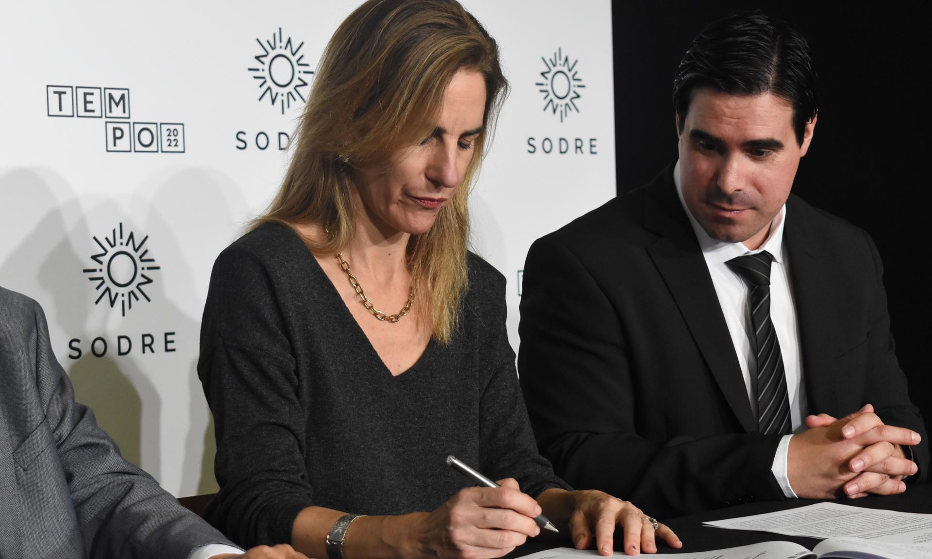 Firma convenio UTU - SODRE