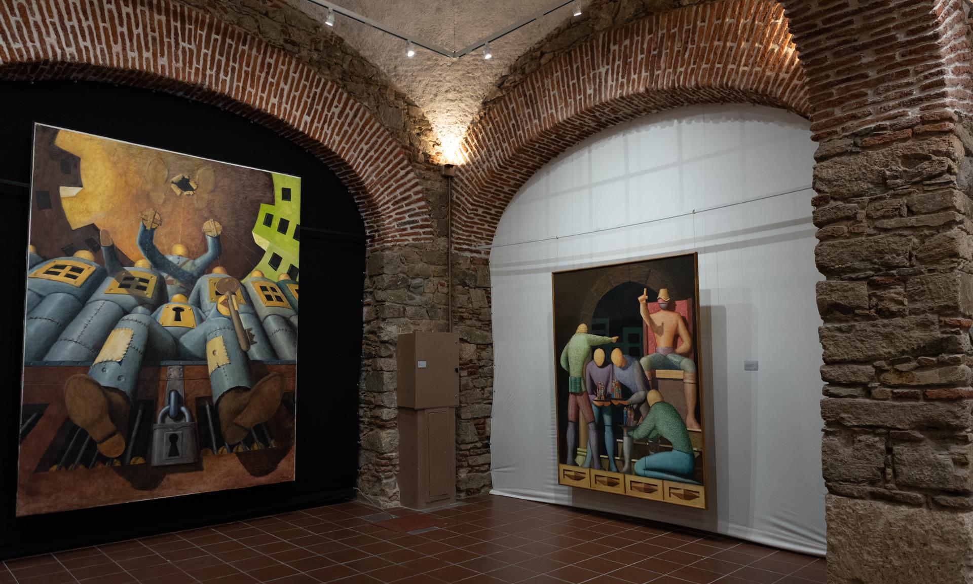 Exposición del pintor Gustavo Alamón, denominada  “Puerta al futuro“
