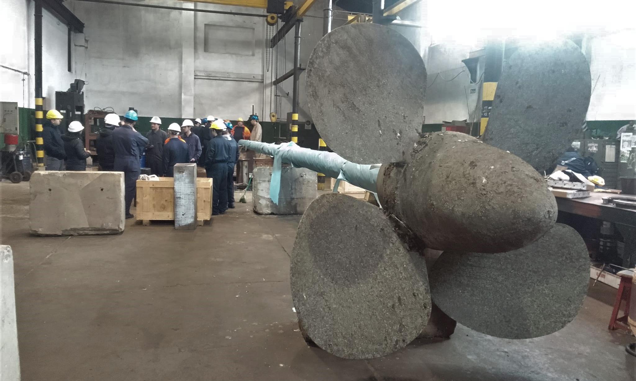 Visita de estudiantes de la ERCNA Carmelo