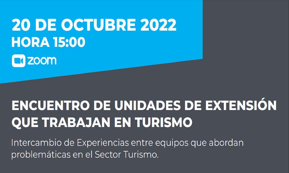 Encuentro de unidades de extensión que trabajan en turismo