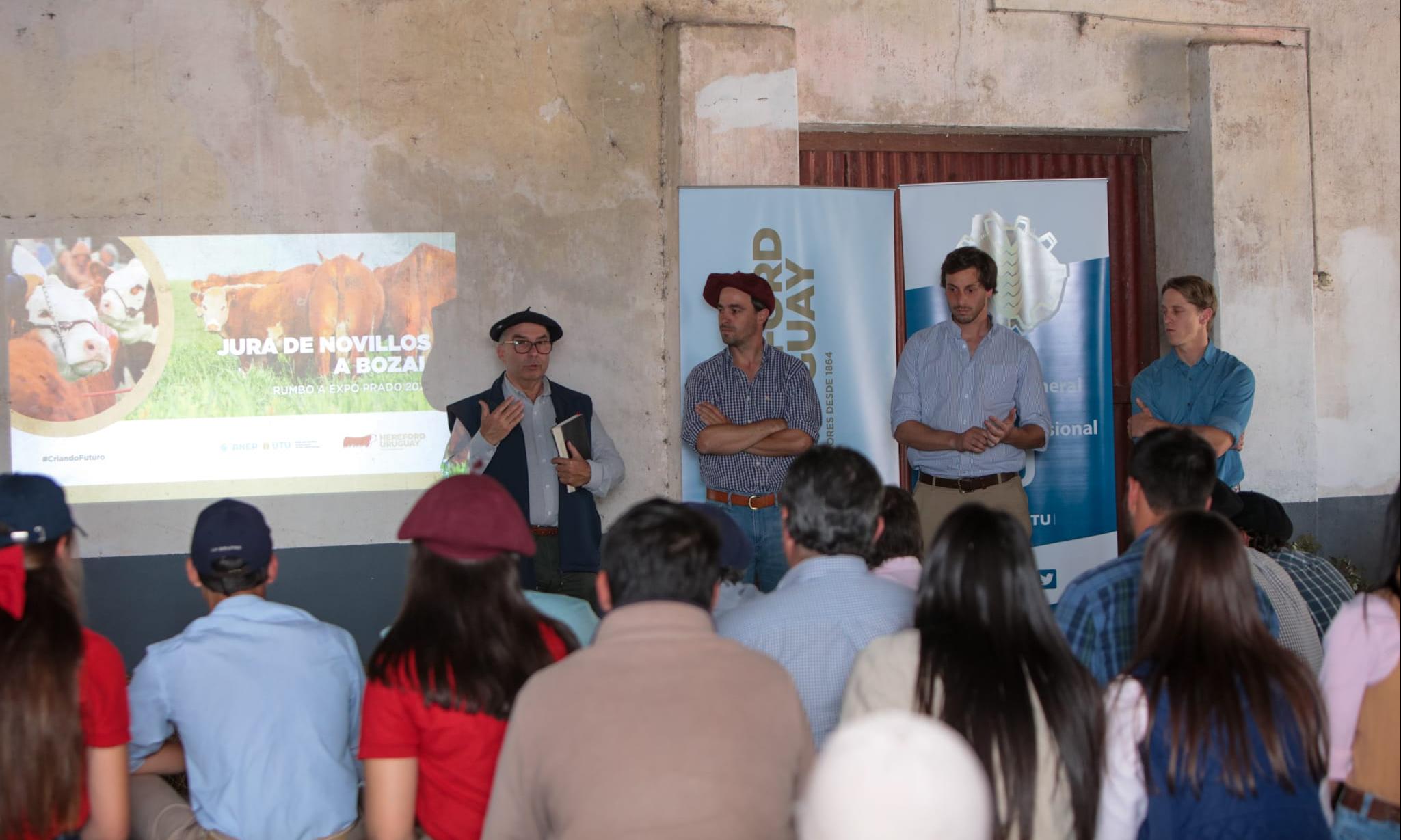 en la charla