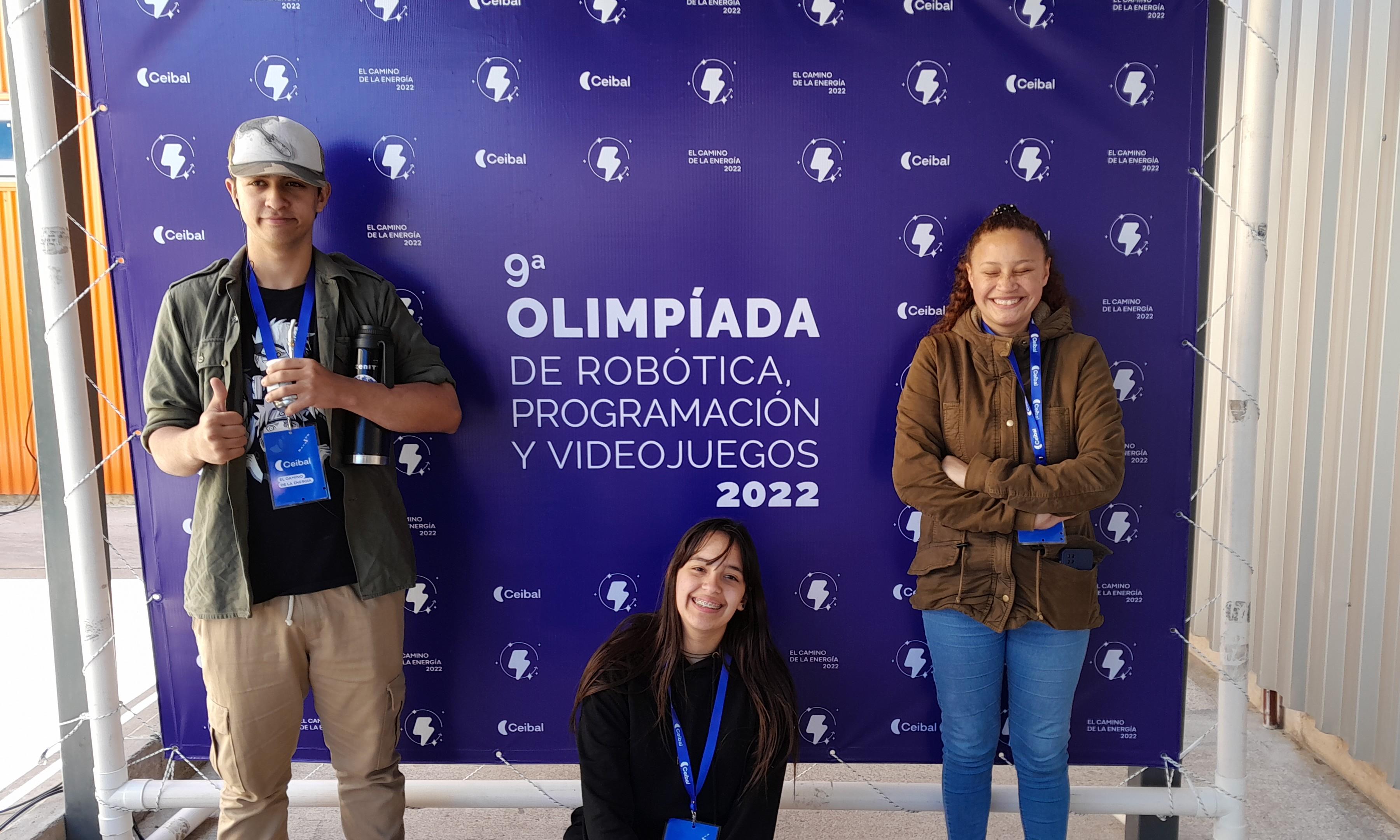 Alumnos  Escuela Técnica Malvín Norte. Olimpíadas de Robótica