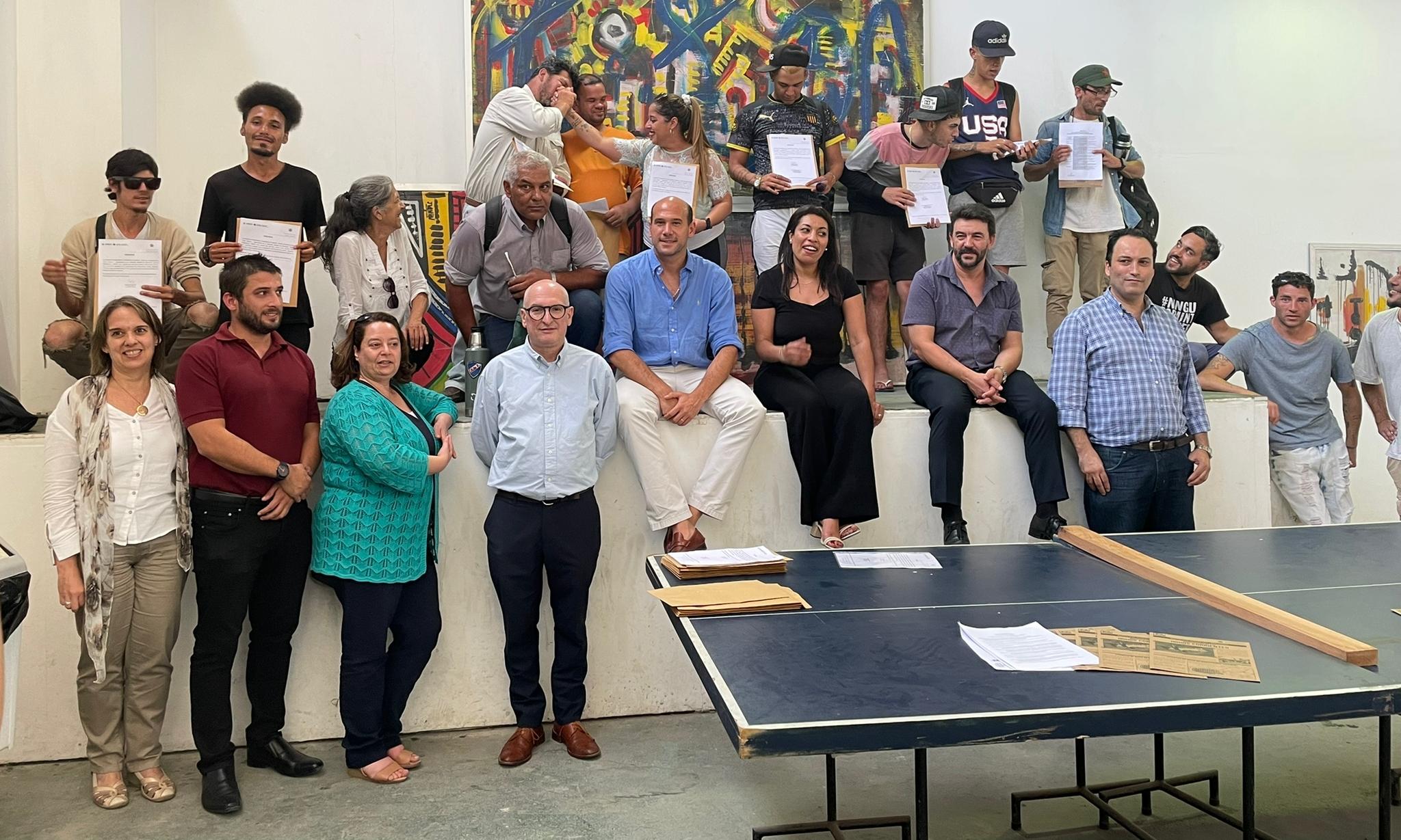 Dicas capacitó en el área Mantenimiento a personas en situación de calle y otros programas del Mides