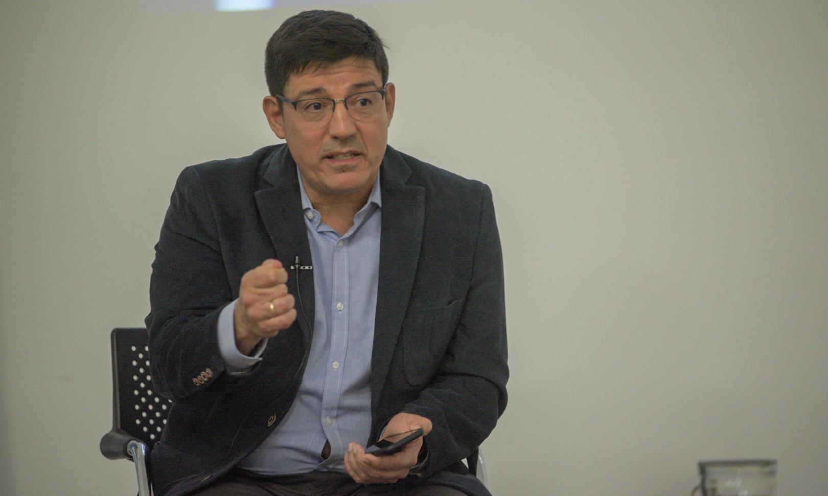 El periodista Aldo Silva 