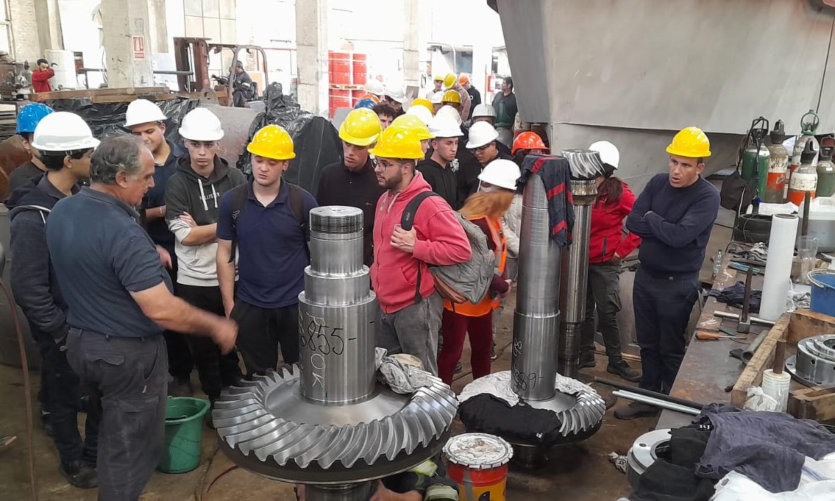 Visita técnica alumnos del ERCMA