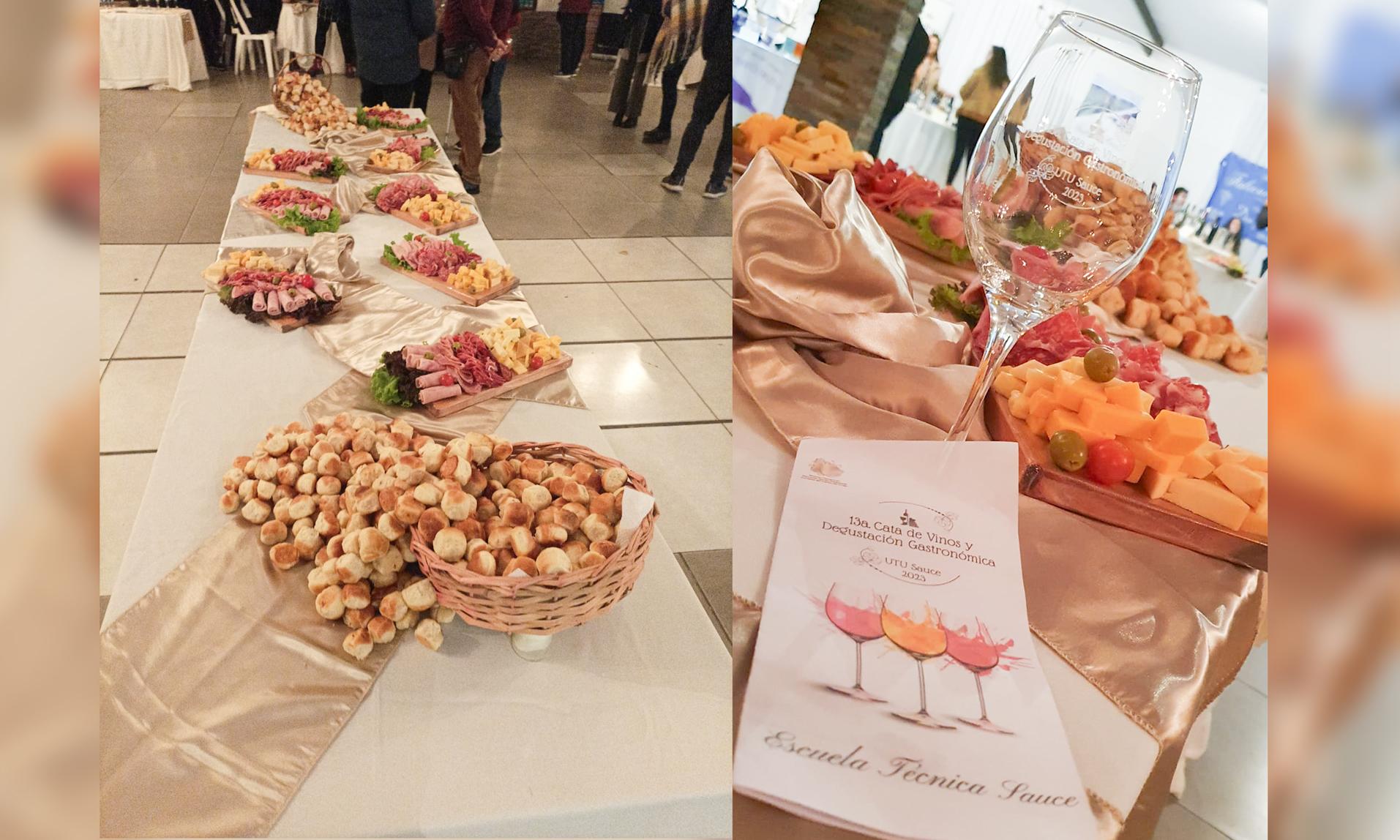 Con gran éxito se desarrolló la 13ª Cata de vinos y degustación gastronómica de la Escuela Técnica de Sauce