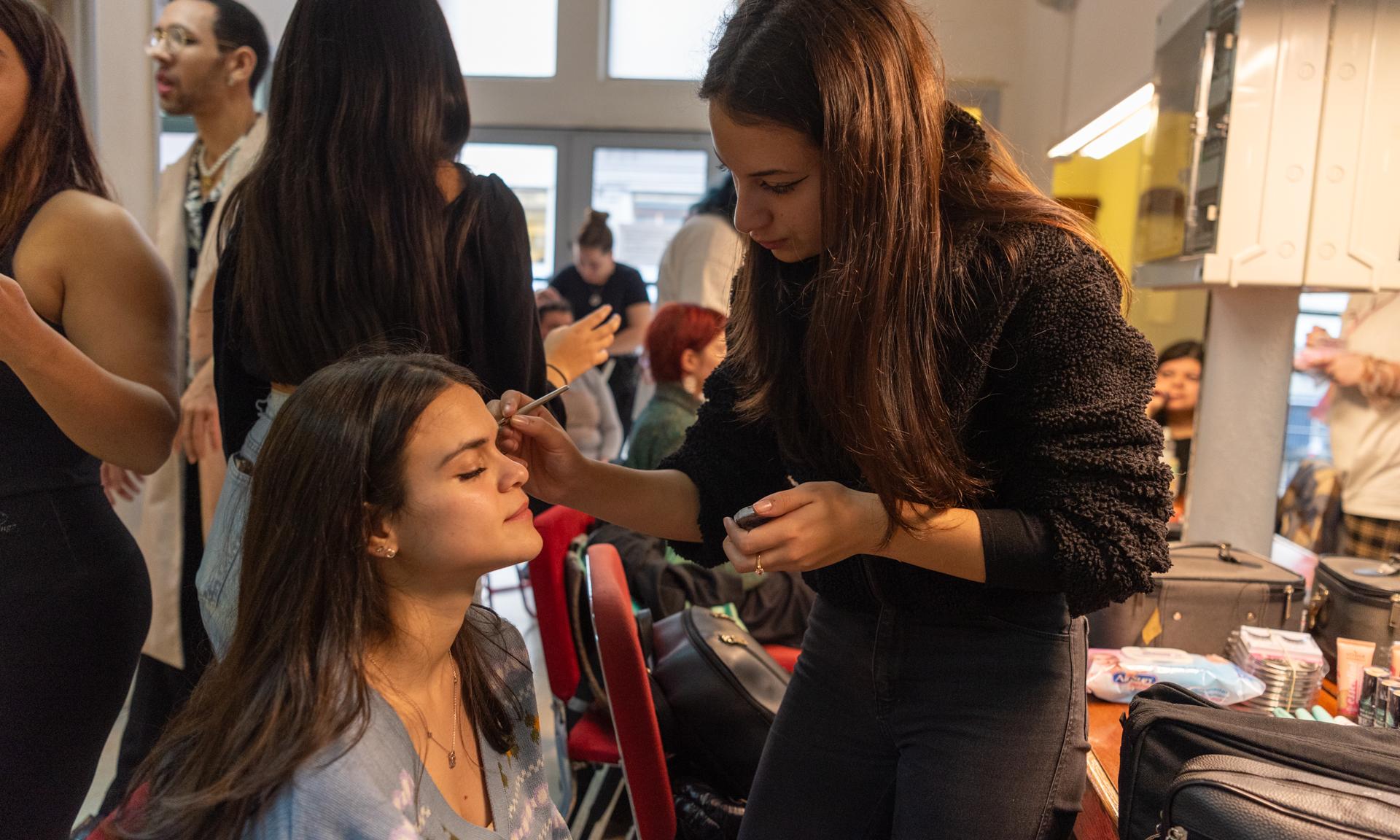 Backstage de la ópera Orfeo y Eurídice