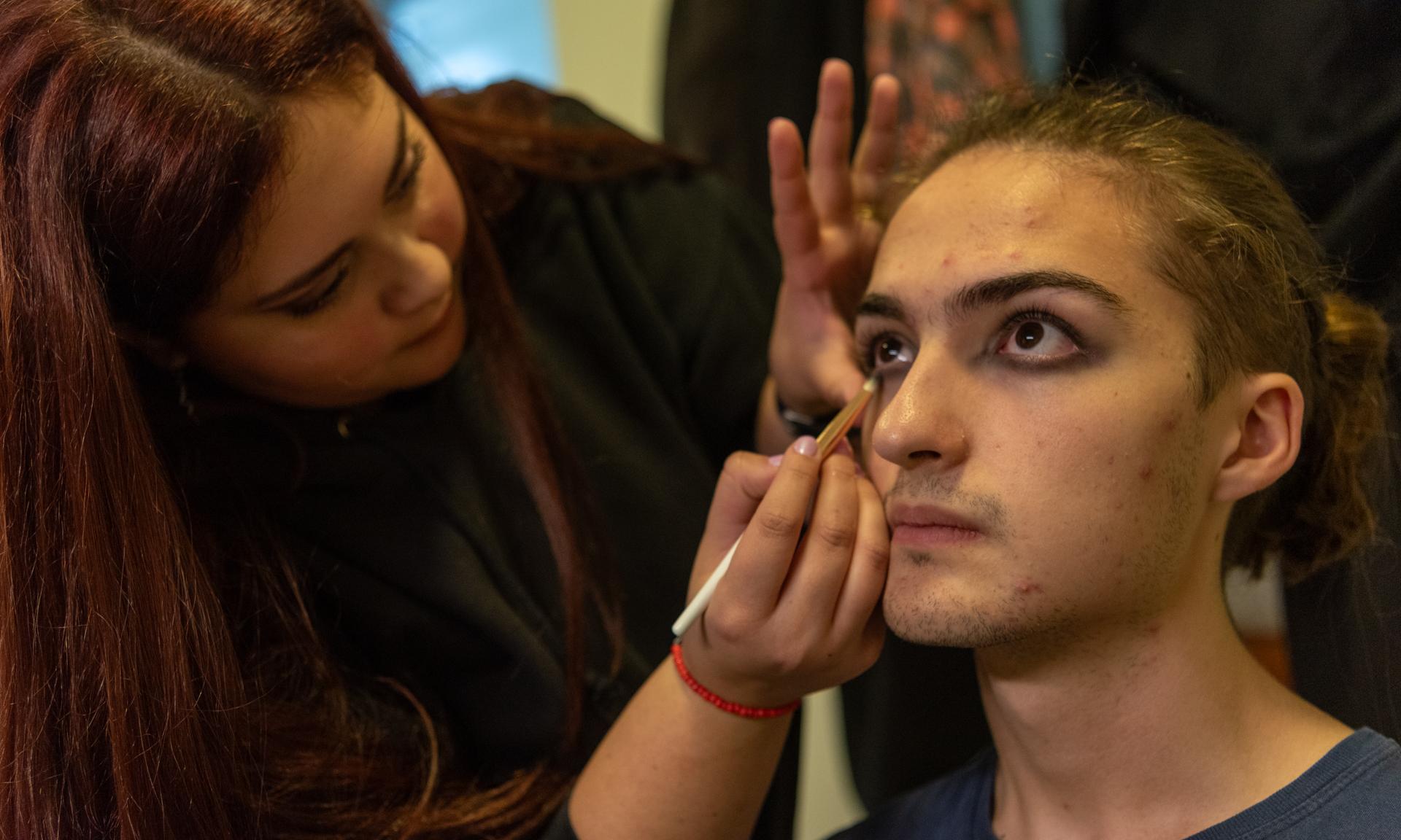 Backstage de la ópera Orfeo y Eurídice